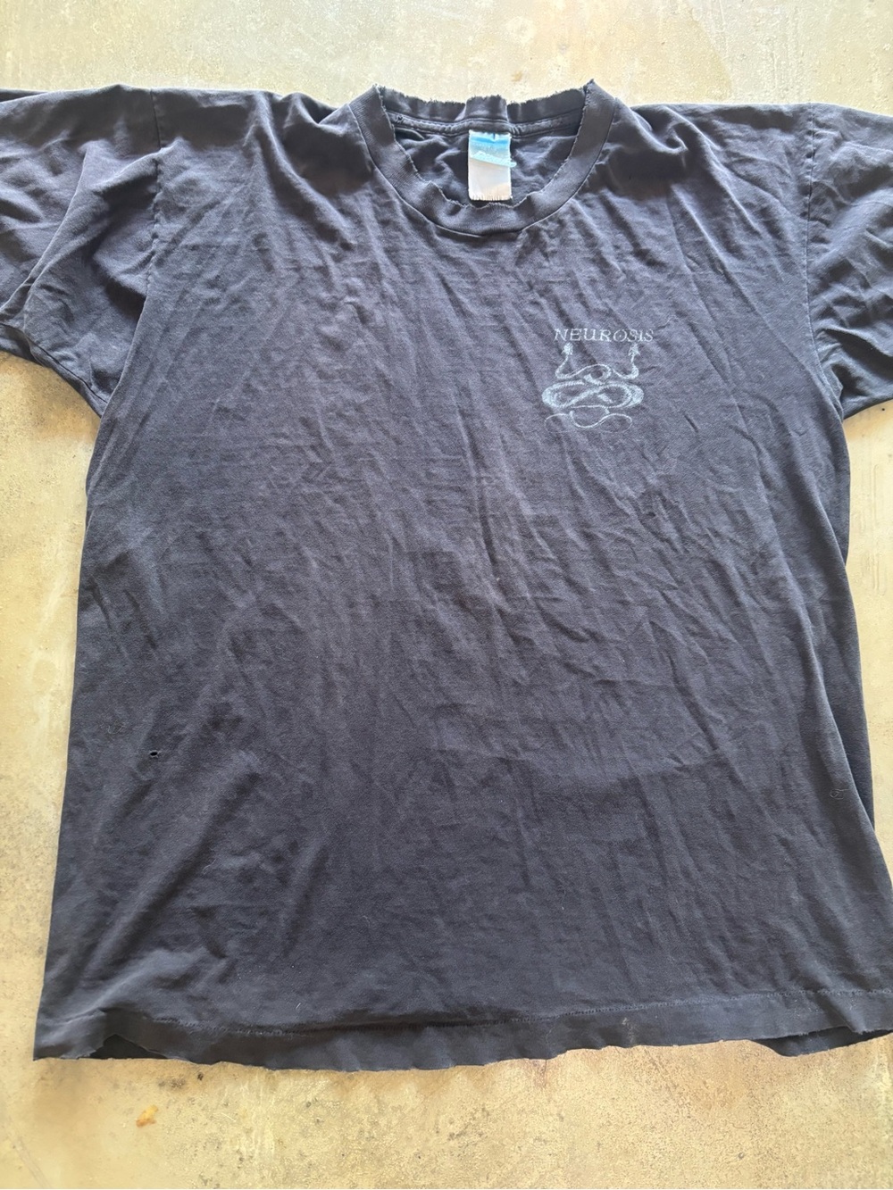 Neurosis through solve in blood band t